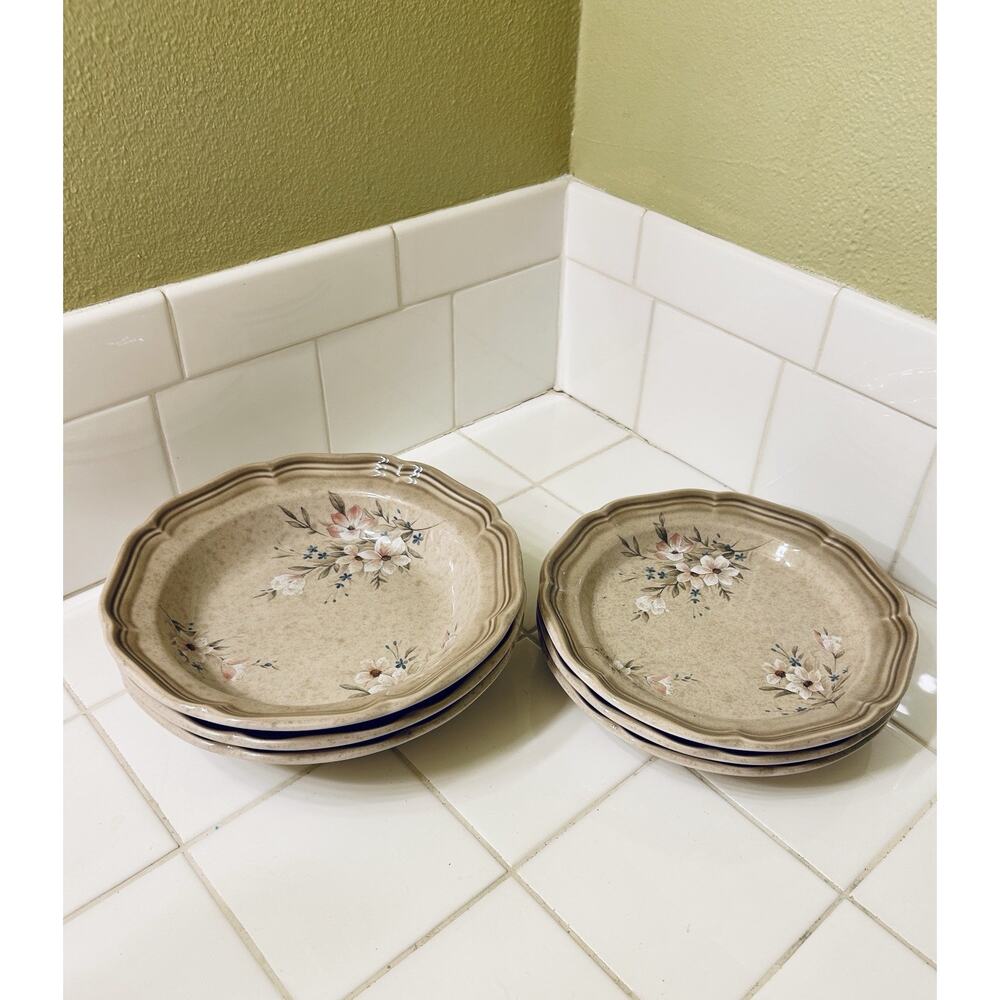 Mikasa Country Home Sun Breezes Salad Plate And soup Bowl Set Of 3 Each Dn801